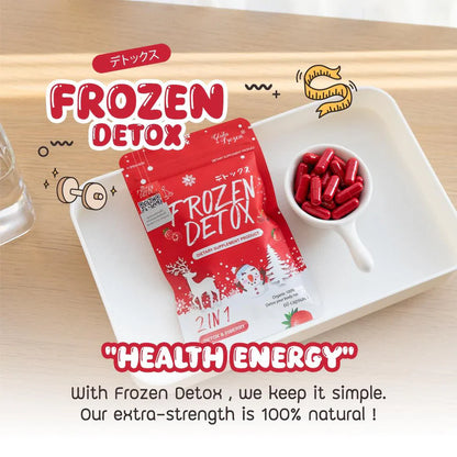 Frozen Detox Dietary Supplement 2 In 1 For Flat Tummy/Slimming/Weight Loss