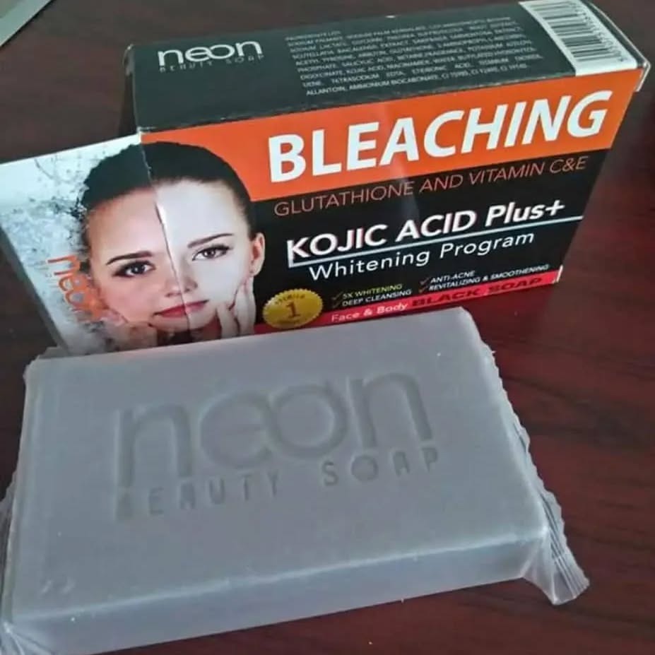 Neon Bleaching Kojic Acid Plus Black Soap