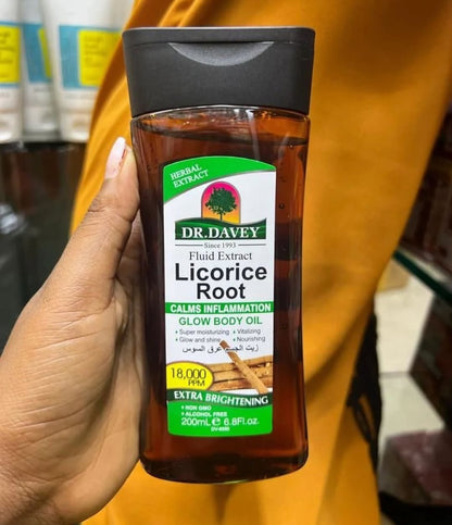 Dr. Davey Fluid Extract Licorice Root Glow Body Oil