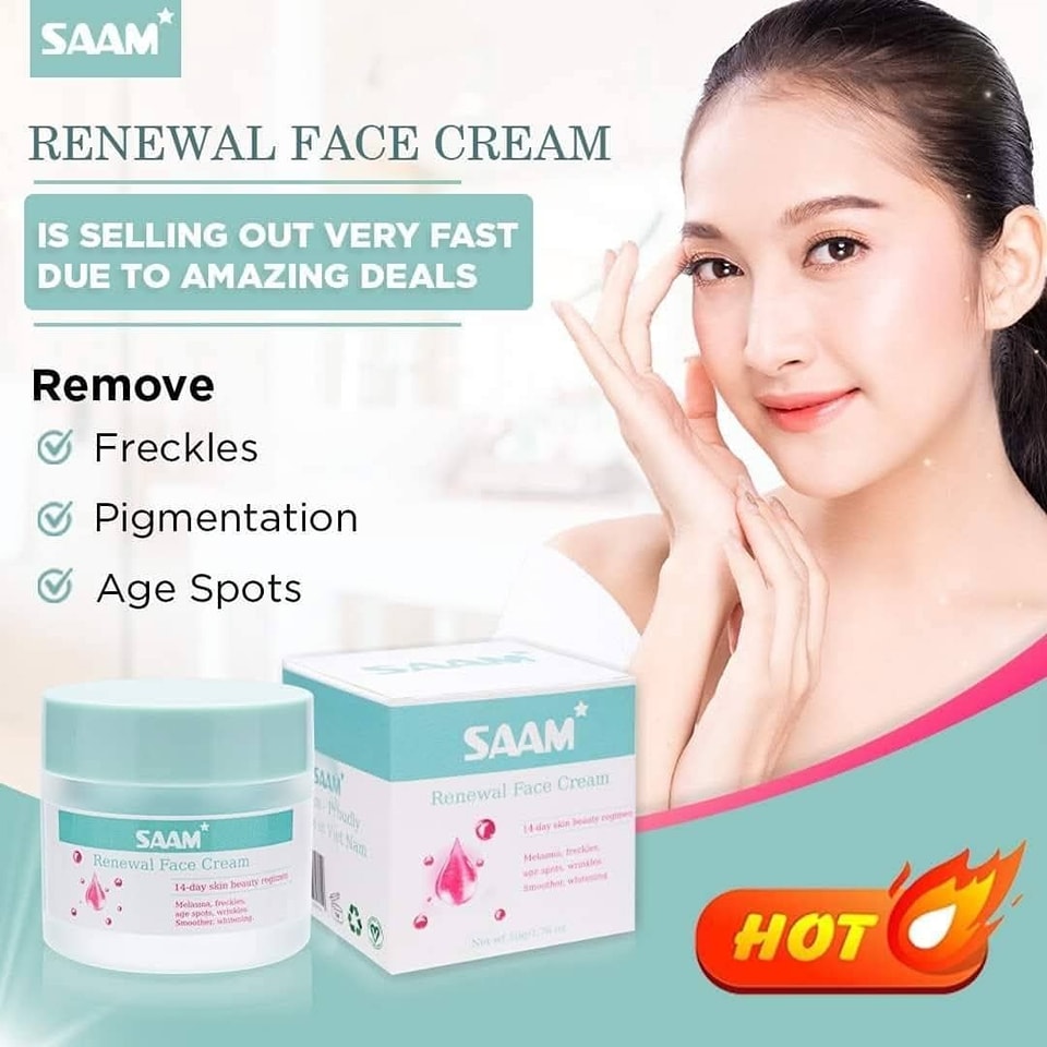 🔥 ORDER 1, WE SEND 2 — SAAM Renewal Face Cream | Anti-Ageing + Deep Hydration + Glowing Skin | KSh 4,500