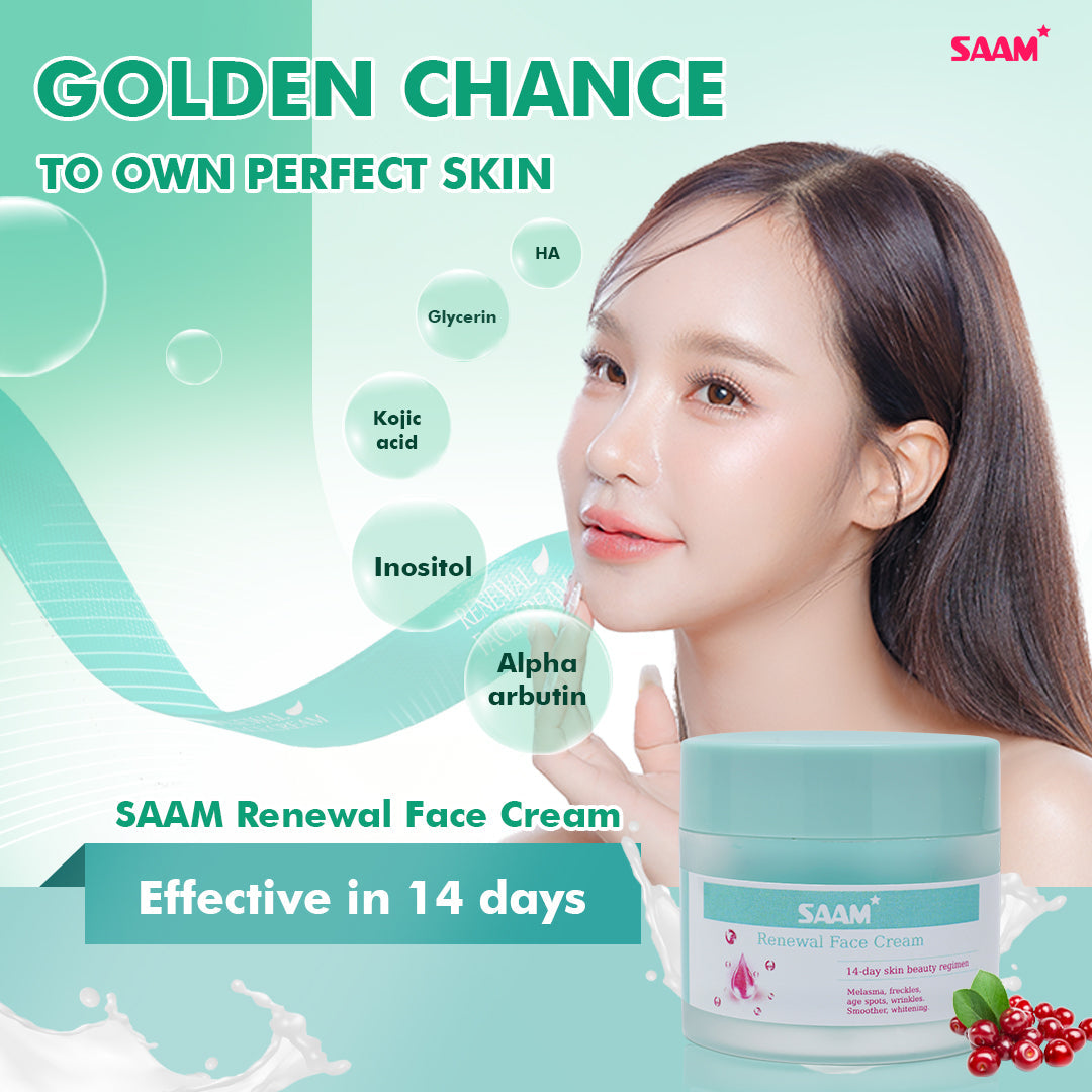 🔥 ORDER 1, WE SEND 2 — SAAM Renewal Face Cream | Anti-Ageing + Deep Hydration + Glowing Skin | KSh 4,500