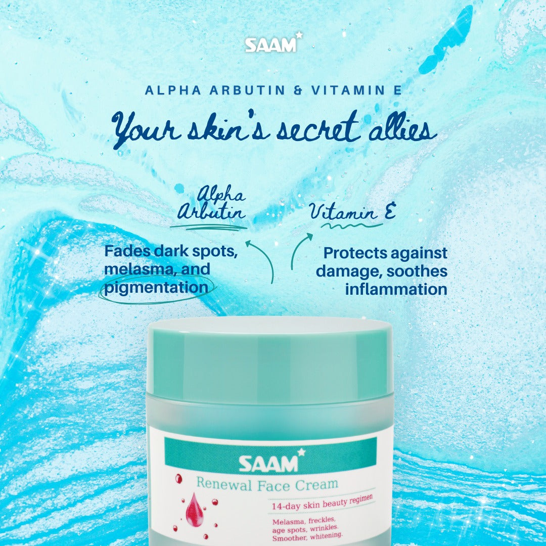 🔥 ORDER 1, WE SEND 2 — SAAM Renewal Face Cream | Anti-Ageing + Deep Hydration + Glowing Skin | KSh 4,500
