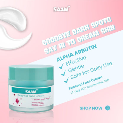 🔥 ORDER 1, WE SEND 2 — SAAM Renewal Face Cream | Anti-Ageing + Deep Hydration + Glowing Skin | KSh 4,500