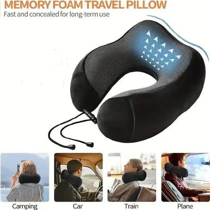 Memory Foam U-Shaped Travel Neck Pillow