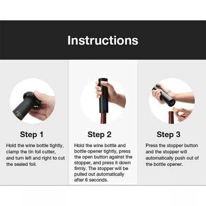 Electric Wine Opener Set