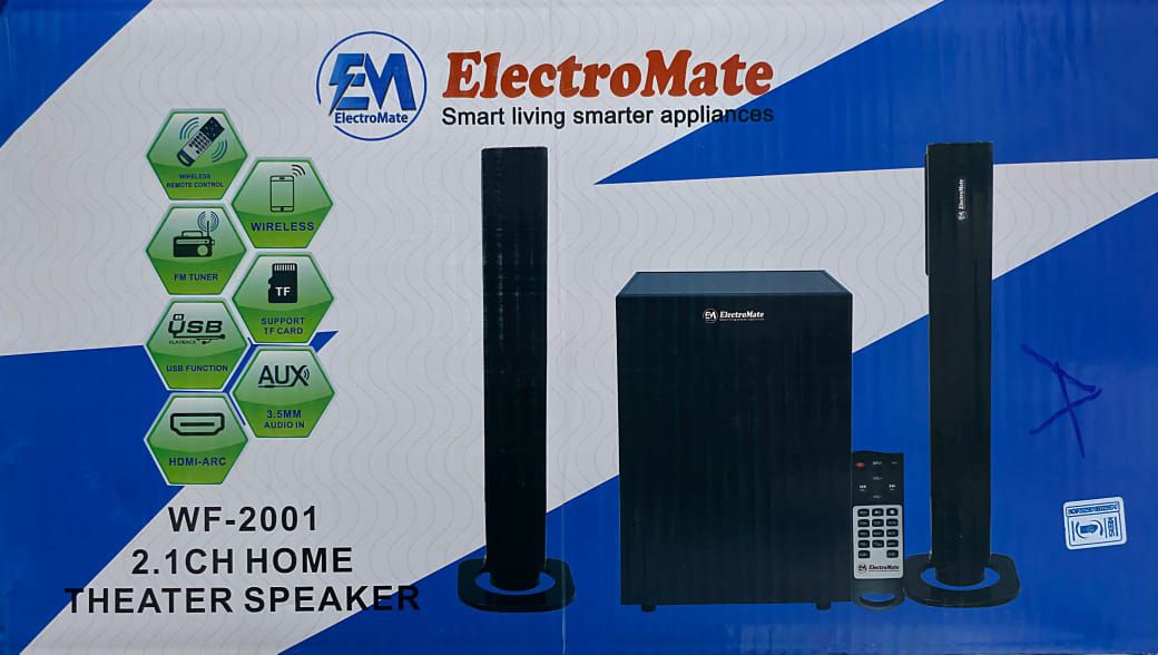 Electromate WF-2001 2.1 Home Theater Speaker System