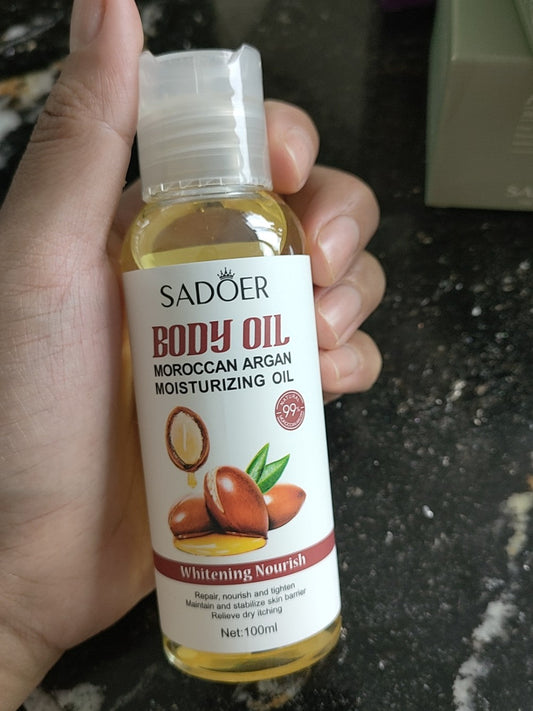 Sadoer Body Oil Moroccan Argan Moisturizing Oil