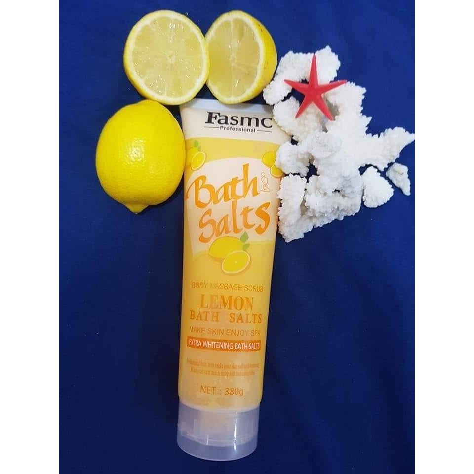 Fasmc Lemon Bath Salts Body Massage Scrub 380g