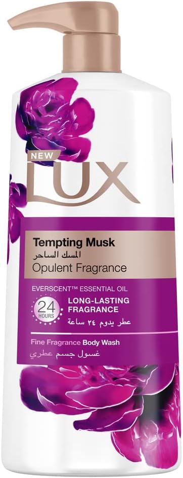 Lux Perfumed Body Wash Tempting Musk For 24 Hours Long Lasting Fragrance, 700ml