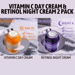 DR. RASHEL Facial Serum Set(3 Pack) + VC Day Cream & Retinol Night Cream (2 Pack)