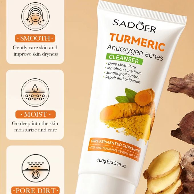 SADOER Turmeric Face Wash Cleanser