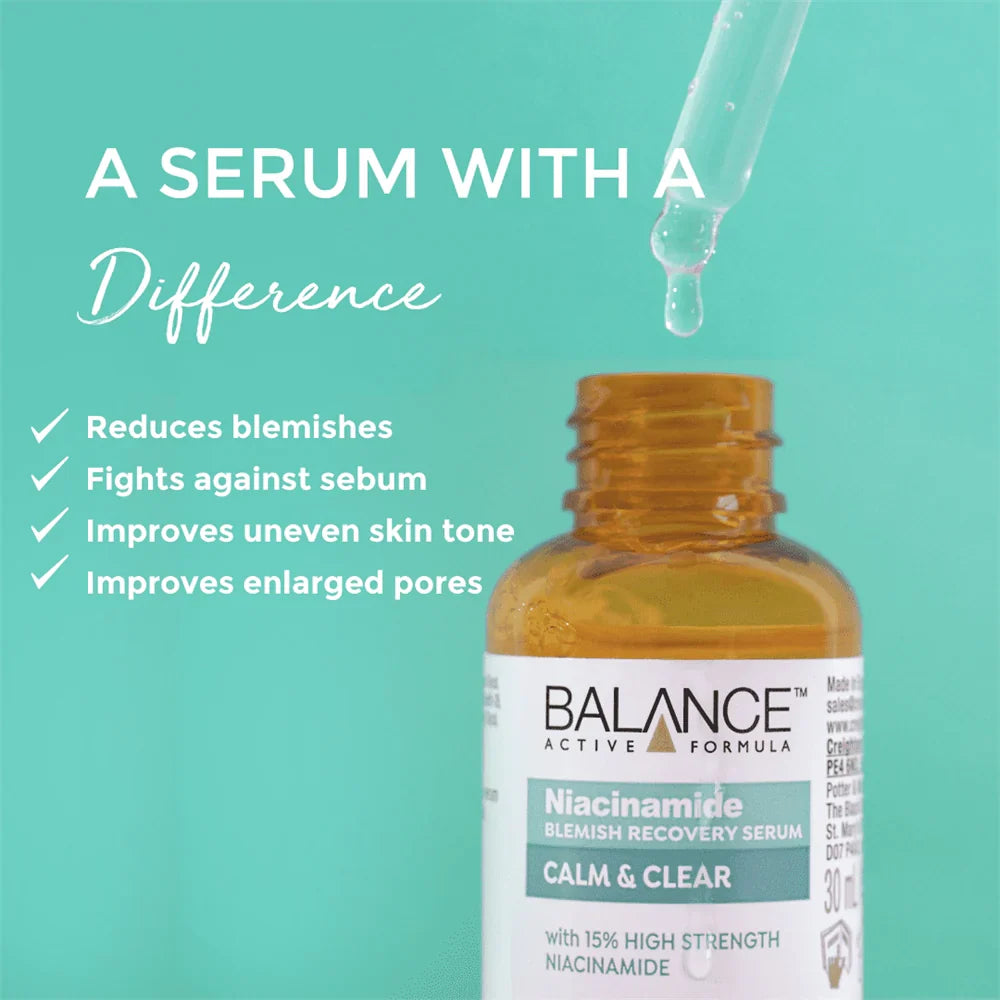 Balance Active Formula Niacinamide 15% Blemish Recovery Serum Calm & Clear 30ml