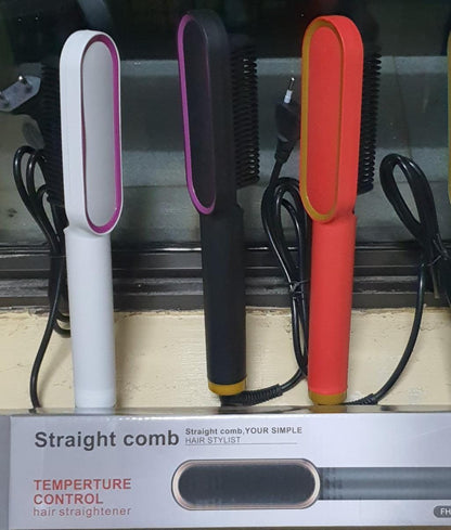 Electric Hair Straightening Comb with Temperature Control