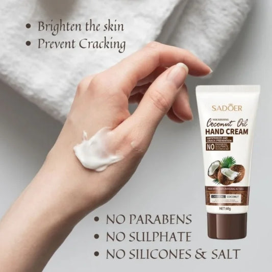 SADOER Coconut hand cream moisturize &soft and hydrating