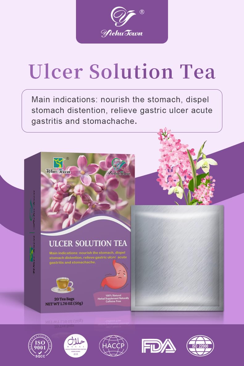 WINS TOWN Ulcer Solution Tea | Gastric Ulcer Treatment Tea