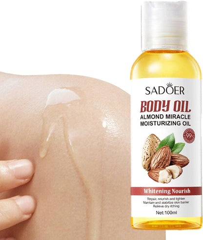 Sadoer Body Oil Almond Miracle Moisturizing Oil