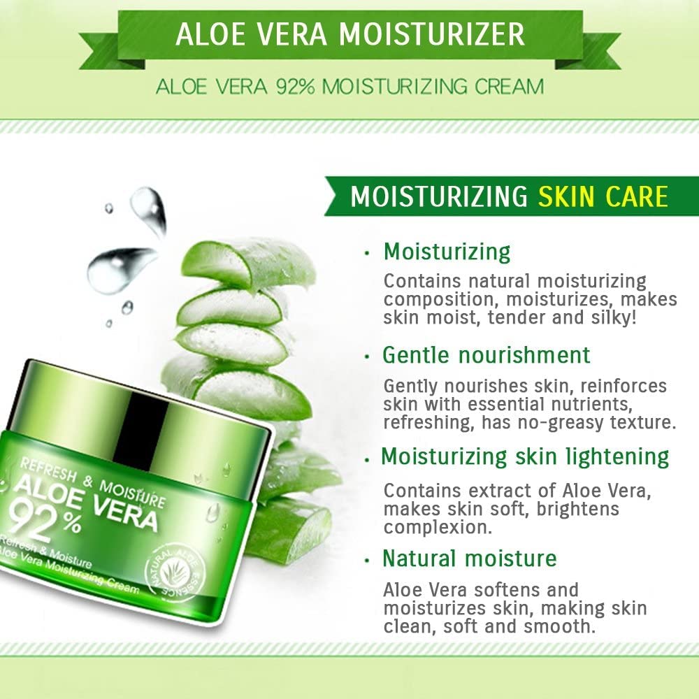 BIOAQUA 92% Aloe Vera Refresh Cream