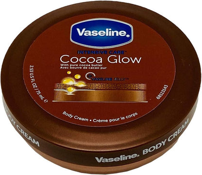 Vaseline Cocoa Glow Cocoa Butter Body Cream.