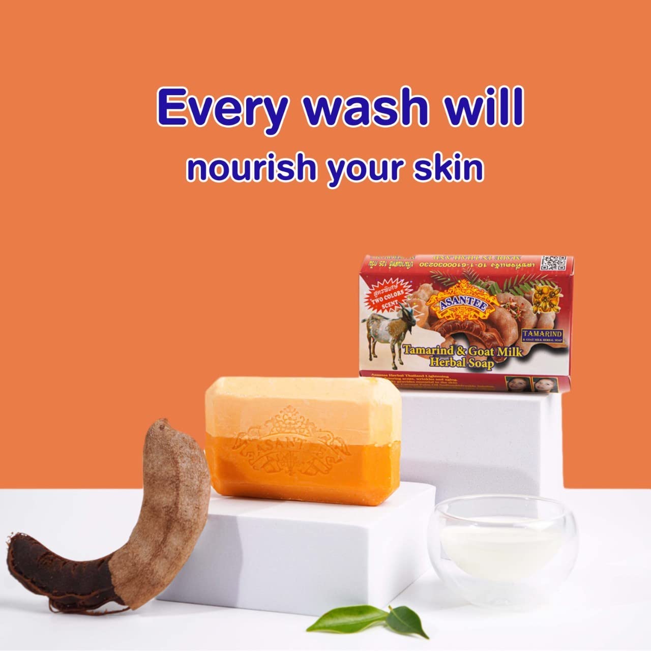 Asantee Tamarind & Goat Milk Herbal Soap