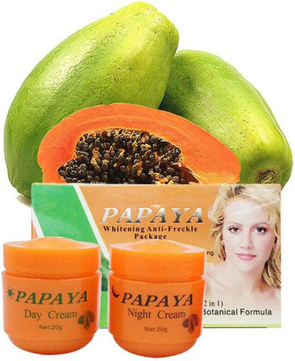 Feique Papaya Whitening Anti-Freckle Package (Day and Night Cream)