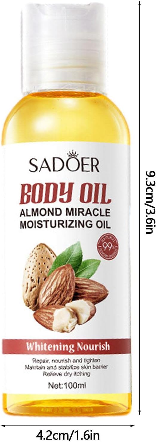 Sadoer Body Oil Almond Miracle Moisturizing Oil