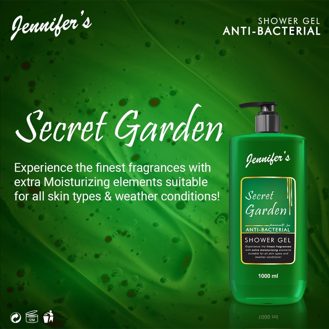 Jennifer's Secret Garden Anti-Bacterial Shower Gel