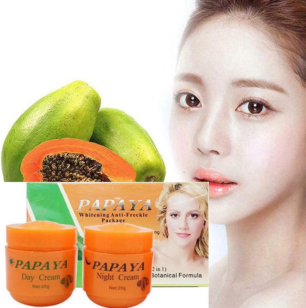 Feique Papaya Whitening Anti-Freckle Package (Day and Night Cream)