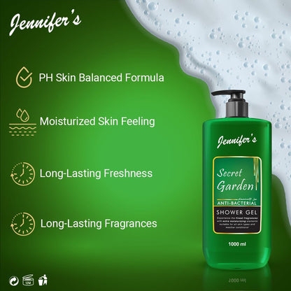 Jennifer's Secret Garden Anti-Bacterial Shower Gel