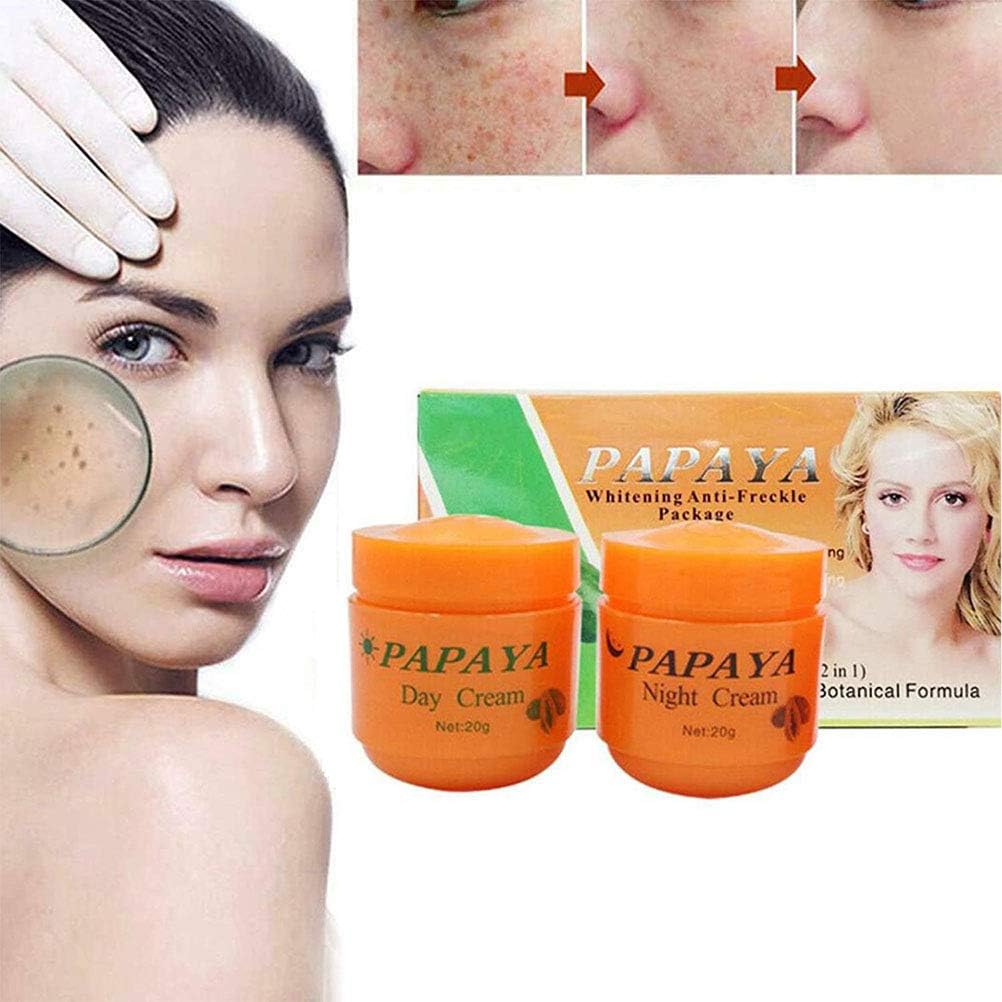 Feique Papaya Whitening Anti-Freckle Package (Day and Night Cream)