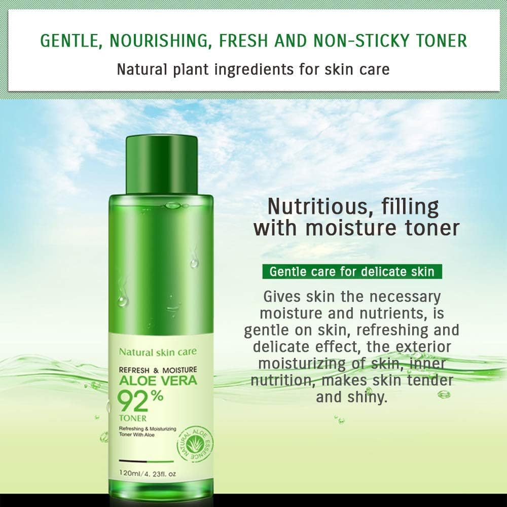 BIOAQUA 92% Aloe Vera Refresh Moisturizing Toner