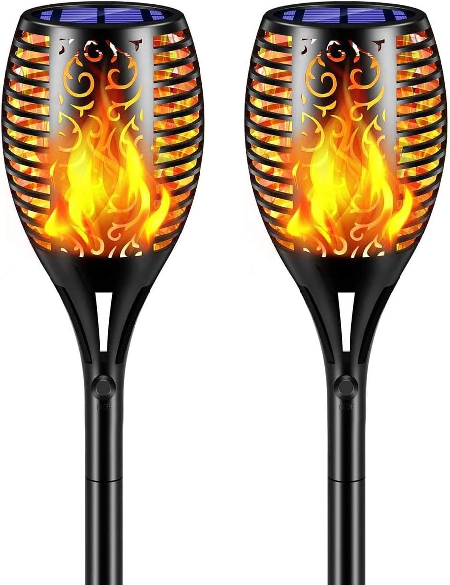 Solar Powered Flame Garden Light – Waterproof with Automatic Light Sensor