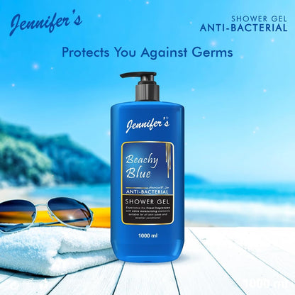 Jennifer's Beachy Blue Anti-Bacterial Shower Gel