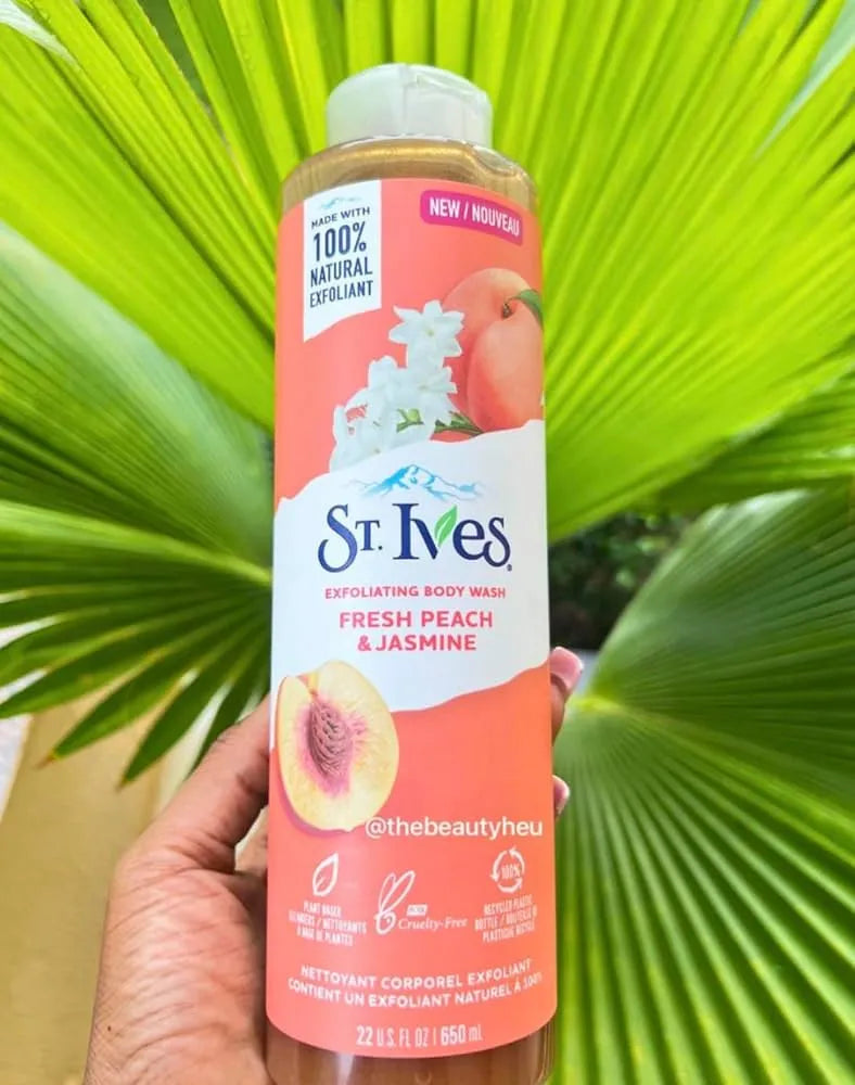 St. Ives Fresh Peach & Jasmine Exfoliating Body Wash