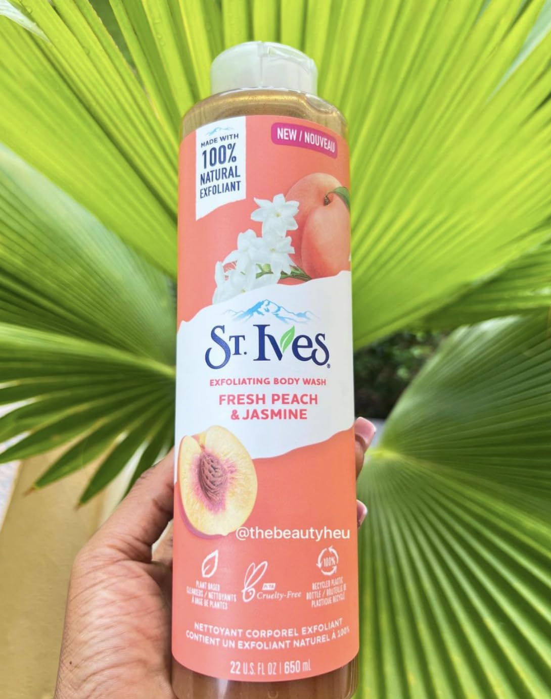 St. Ives Fresh Peach & Jasmine Exfoliating Body Wash