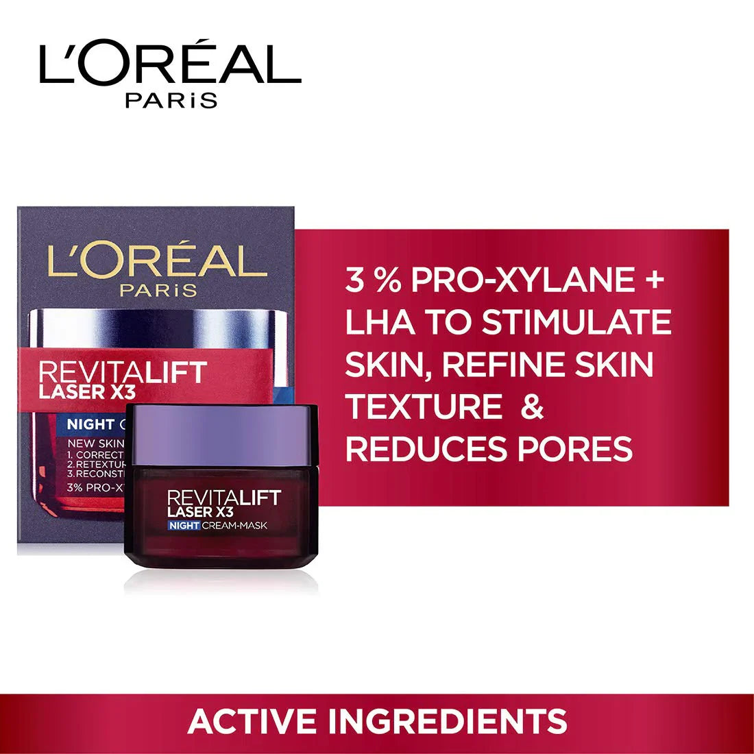 L'Oréal Paris Revitalift Laser X3 Night Cream