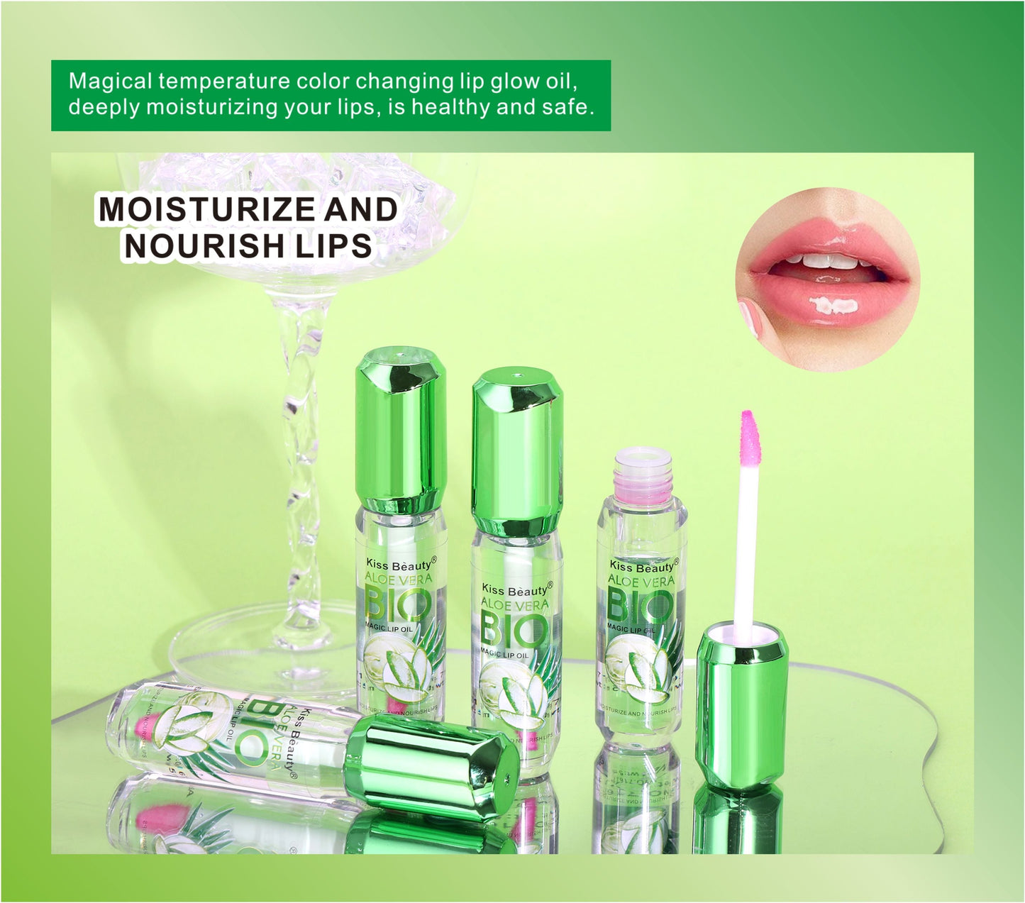 Kiss Beauty Aloe Vera Magic Lip Oil