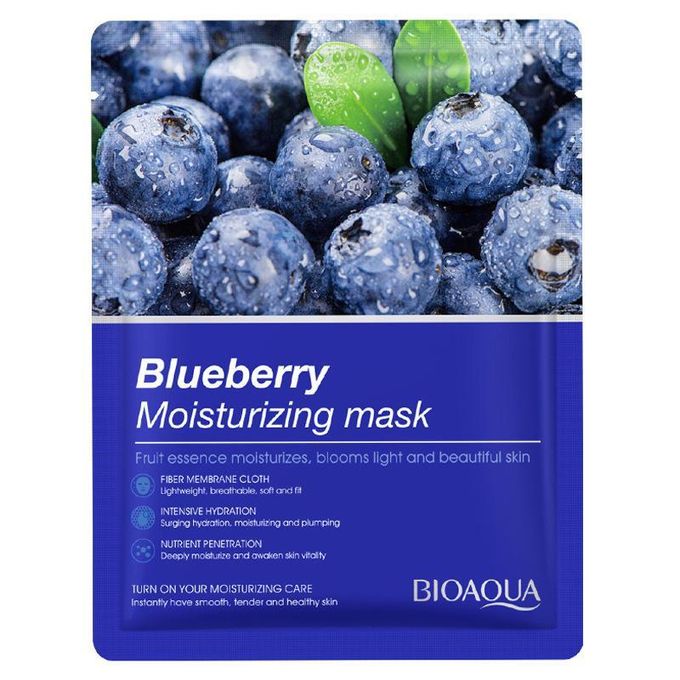 BIOAQUA 8 Pcs Fruit Plant Extract Essence Facial Mask Set