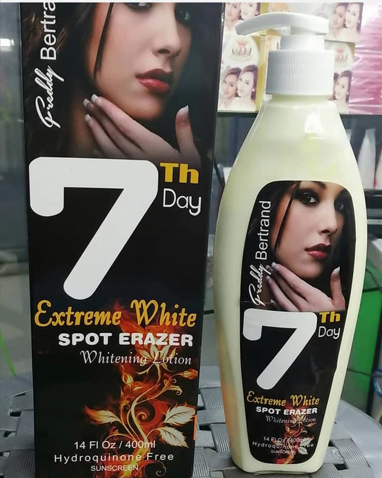 Freddy 7Th Day Extreme White Spot Erazer Whitening Lotion-400ml