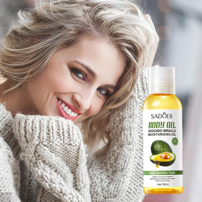 Sadoer Body Oil Avocado Miracle Moisturizing Oil