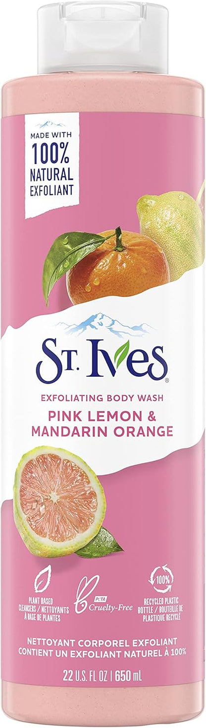 St. Ives Pink Melon & Mandarin Orange Exfoliating Body Wash