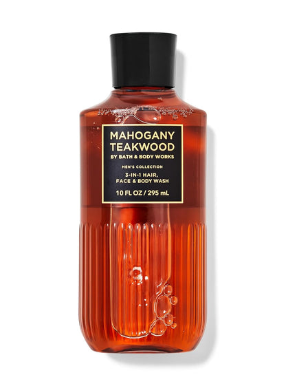 Mahogany Teakwood 3-in-1 Hair, Face & Body Wash