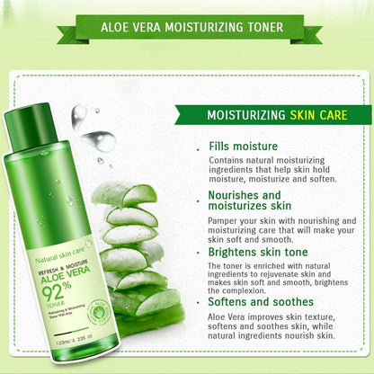 BIOAQUA 92% Aloe Vera Refresh Moisturizing Toner