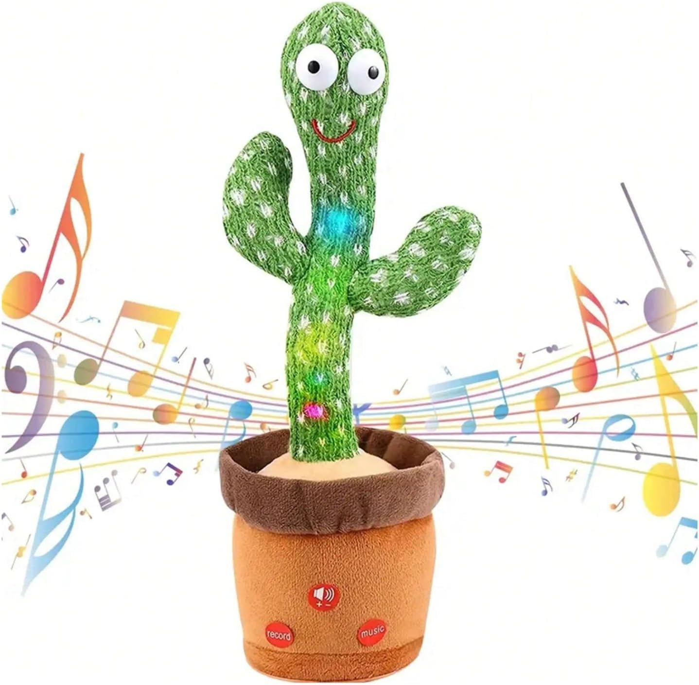 Generic 1pc-Dancing Talking Cactus Toys For Baby Boys And Girls, Singing Mimicking Recording Repeating What You Say Sunny Cactus Up Plus