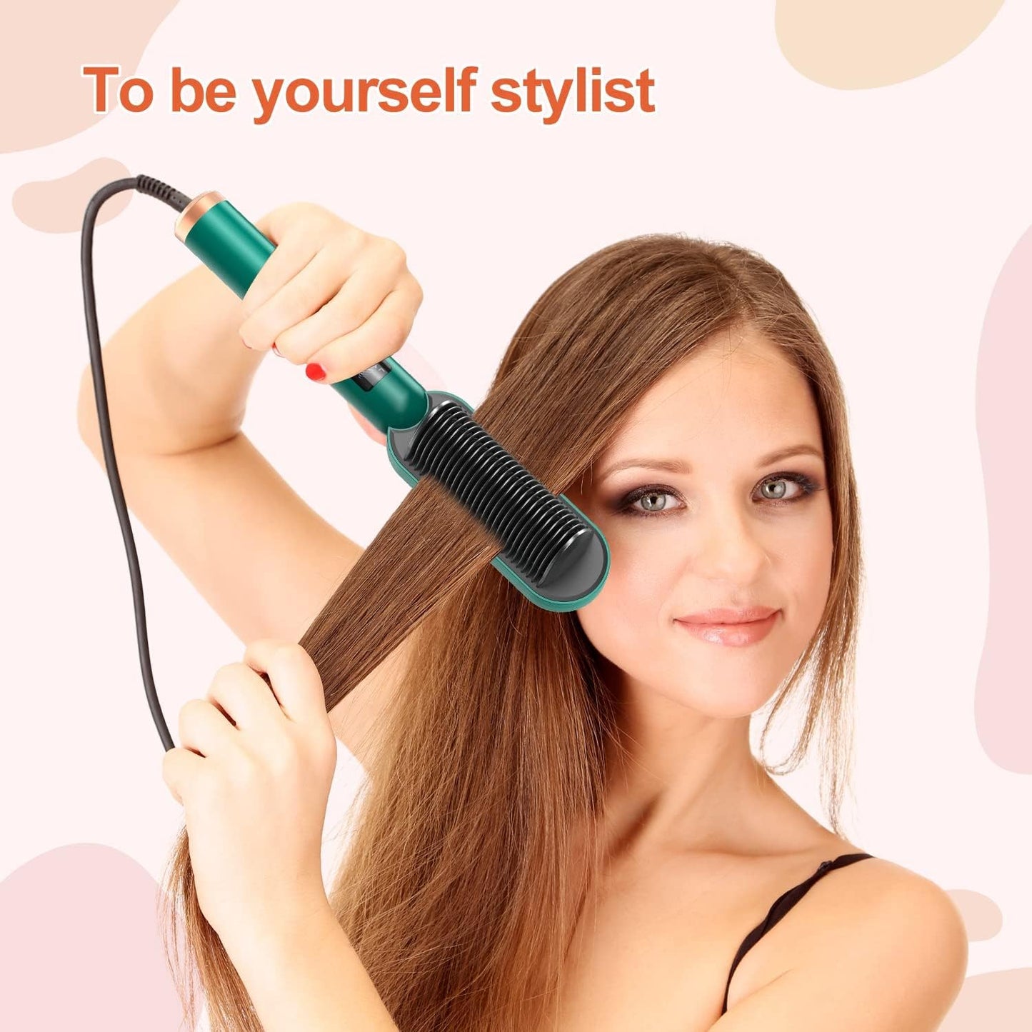 Straight Comb Temperature Control Hair Strengthener