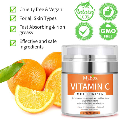 Mabox Vitamin C Moisturizer Anti-Aging & Wrinkle Cream