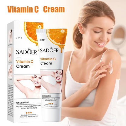 🔥 LIMITED DEAL — SADOER Vitamin C Whitening Cream | Brighten + Fade Dark Spots + Anti-Ageing + Hydrate | KSh 1,600