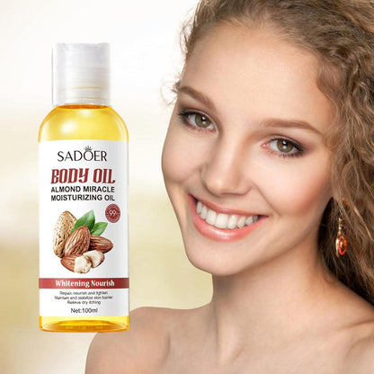 Sadoer Body Oil Almond Miracle Moisturizing Oil