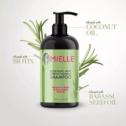 Mielle Rosemary Mint Strengthening Shampoo-355ml.