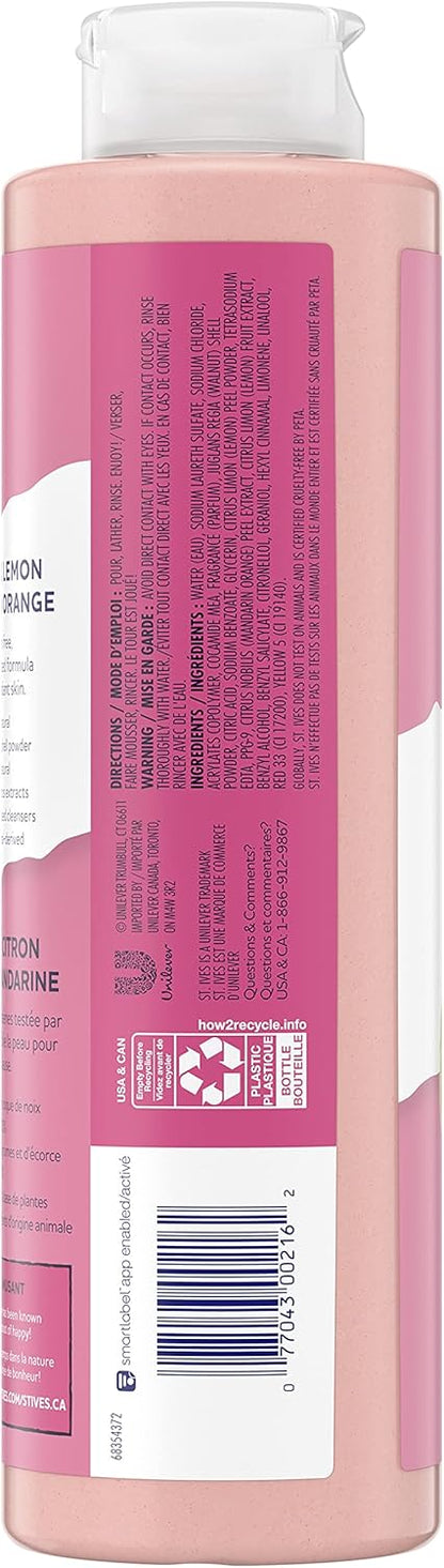 St. Ives Pink Melon & Mandarin Orange Exfoliating Body Wash