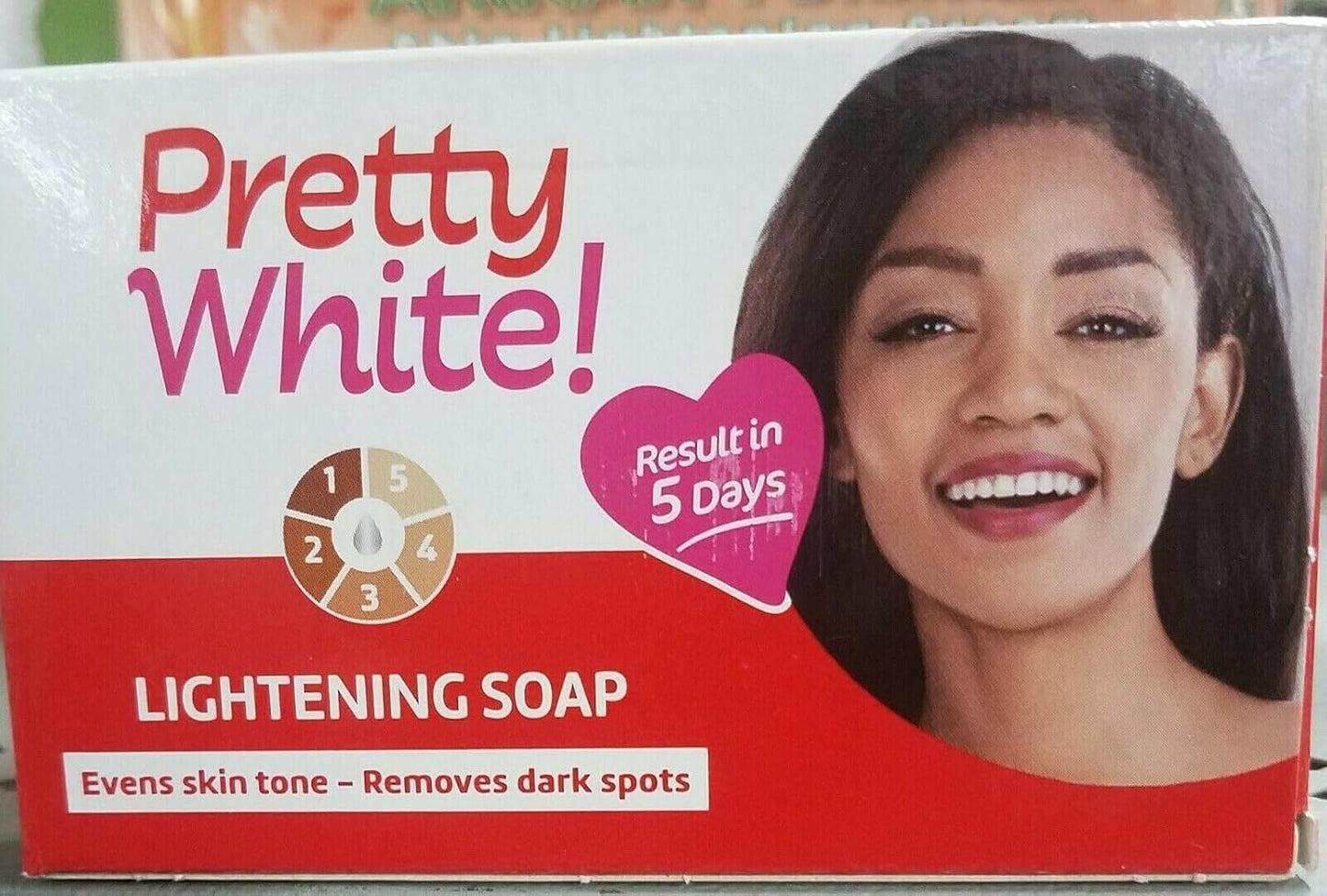 Pretty white lightening soap